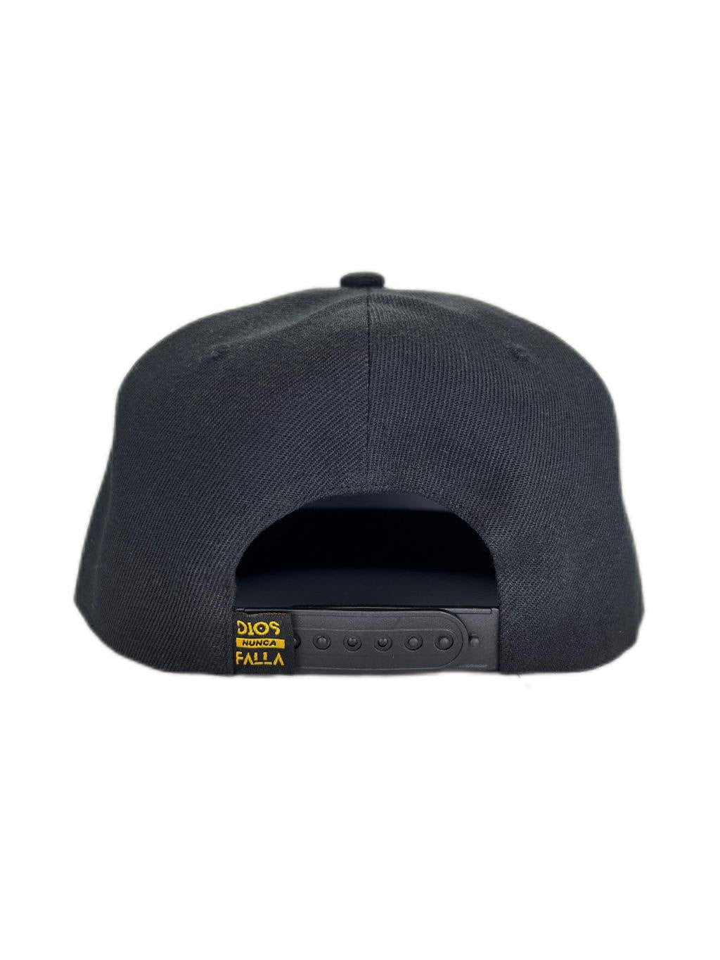 BLESSED Snapback Hat - Black on Black