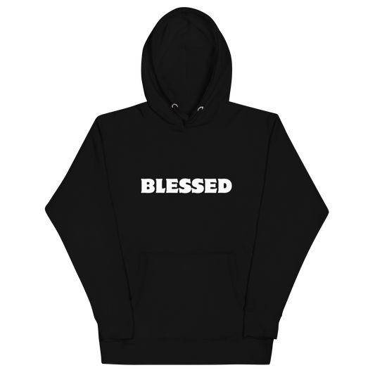 BLESSED hoodie in Black and White