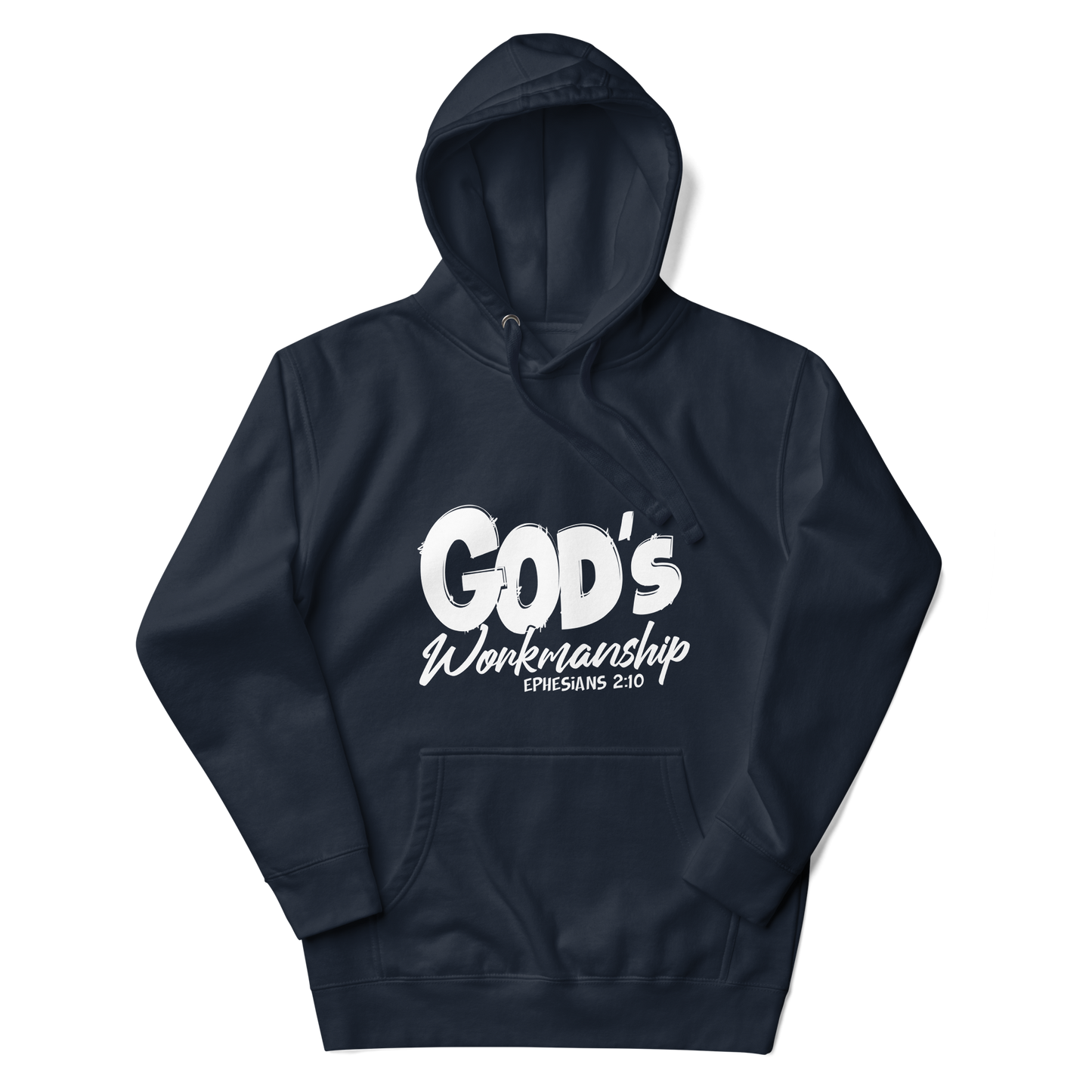 God's Workmanship Hoodie in Navy Blue