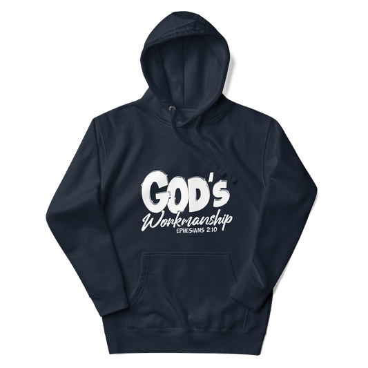 God's Workmanship Hoodie in Navy Blue