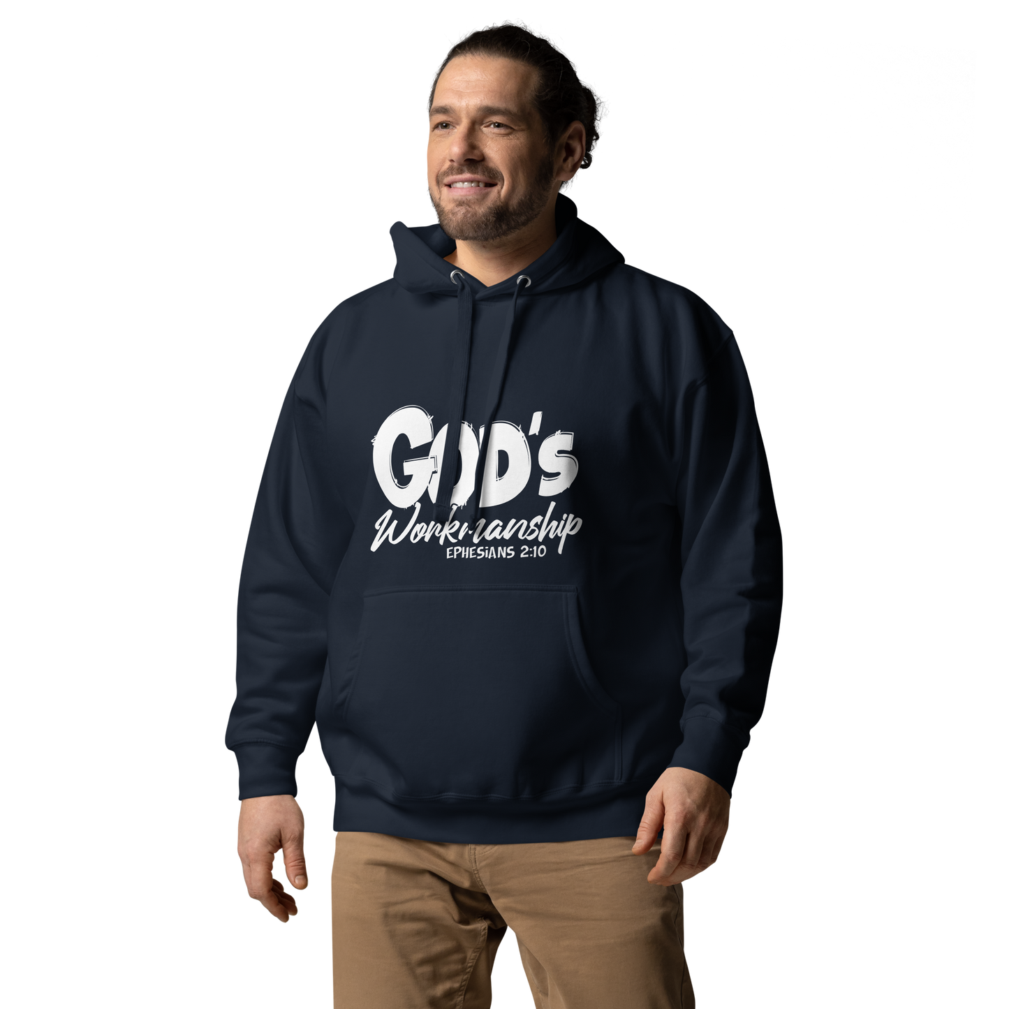 God's Workmanship Hoodie in Navy Blue