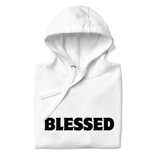 BLESSED hoodie in White