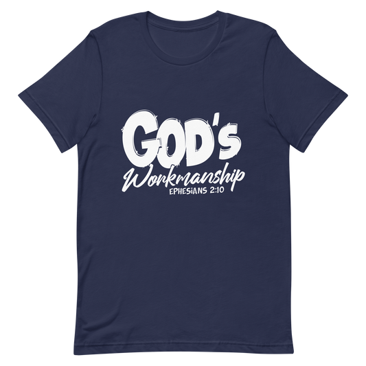 God's Workmanship Tshirt in Navy, Black or Maroon