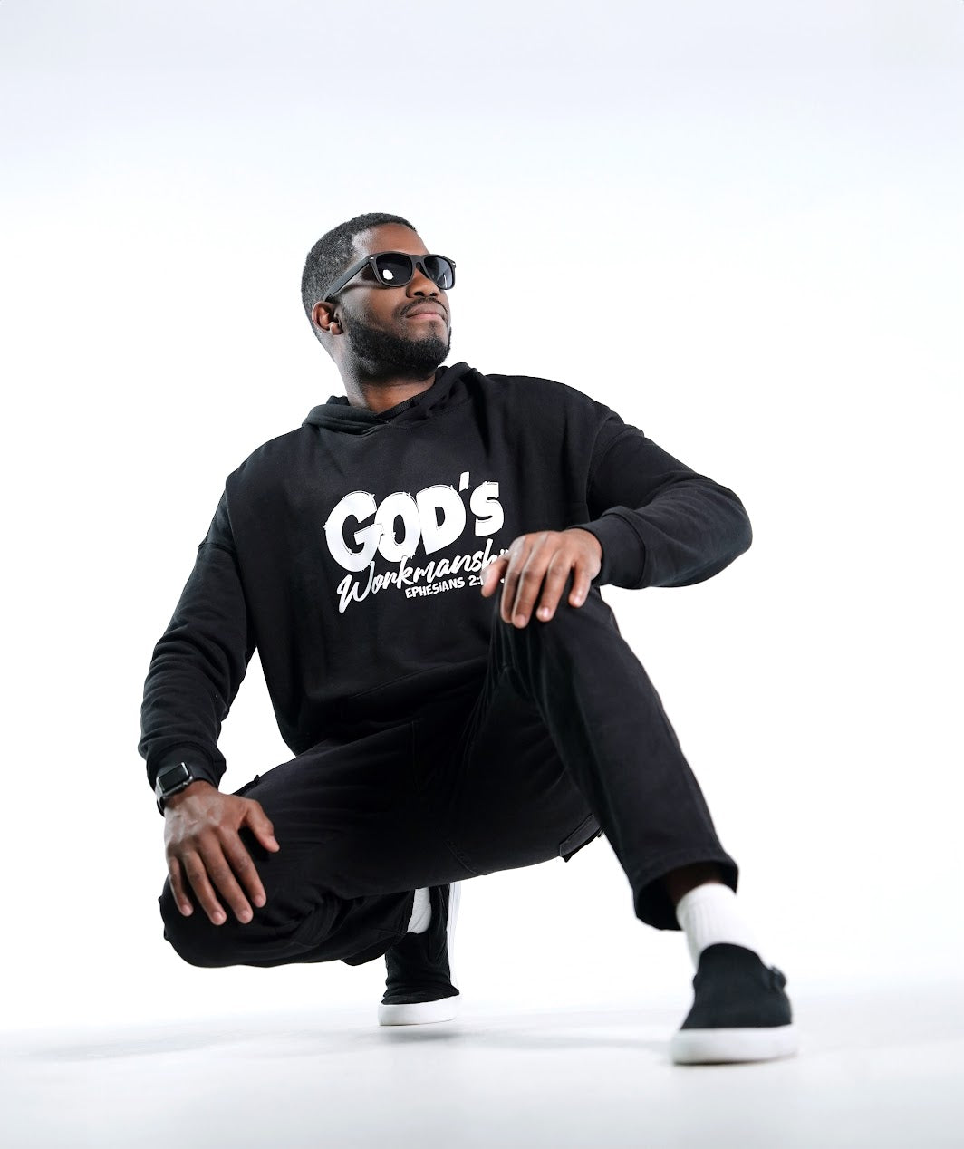 God's Workmanship Hoodie in Black