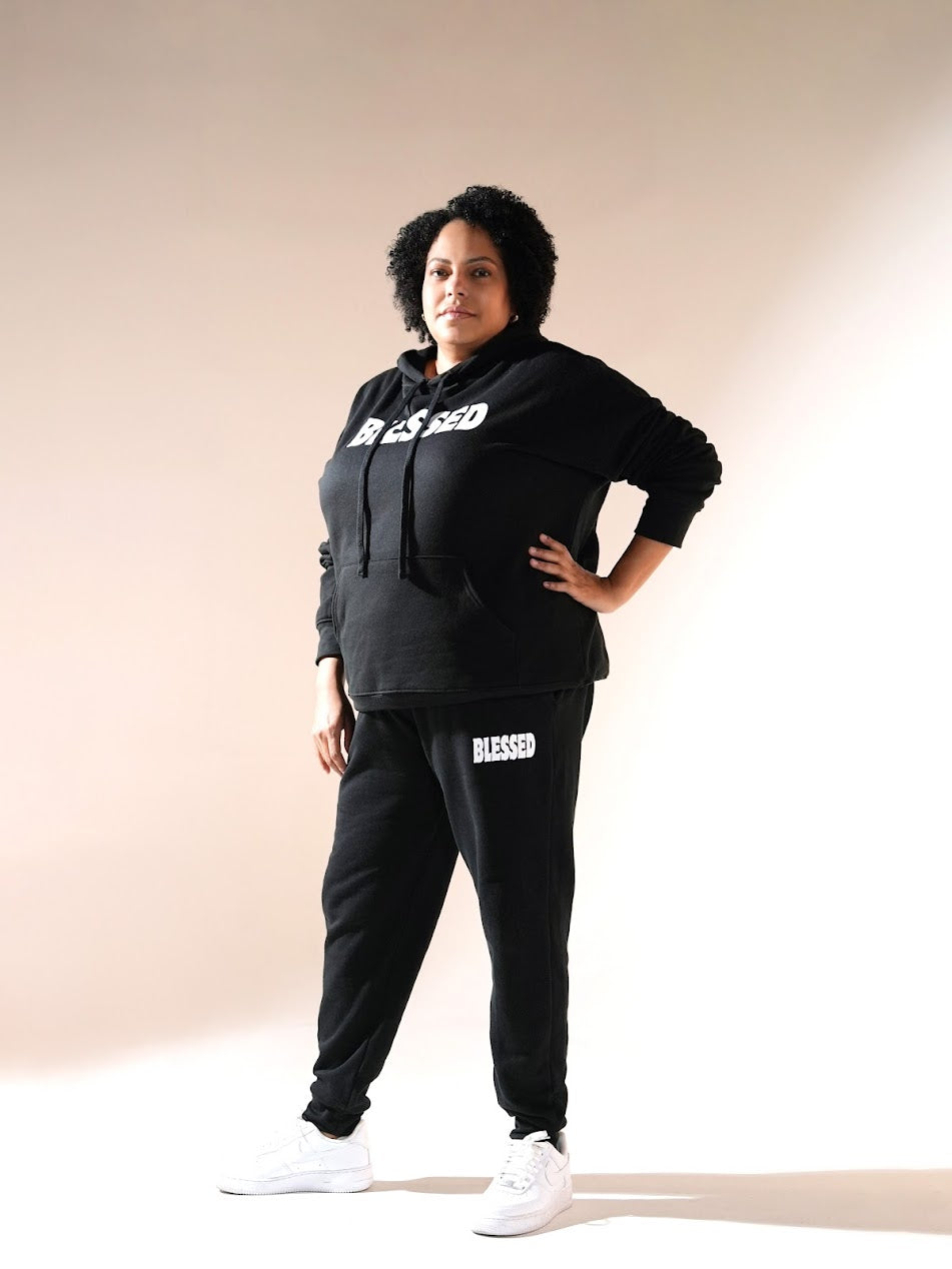 BLESSED Unisex Jogger Set - Black