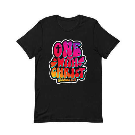 "One with Christ" black tshirt