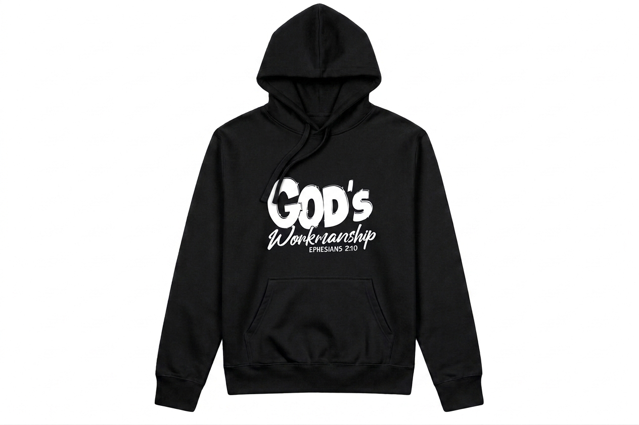 God's Workmanship Hoodie in Black