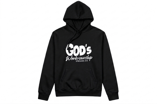 God's Workmanship Hoodie in Black