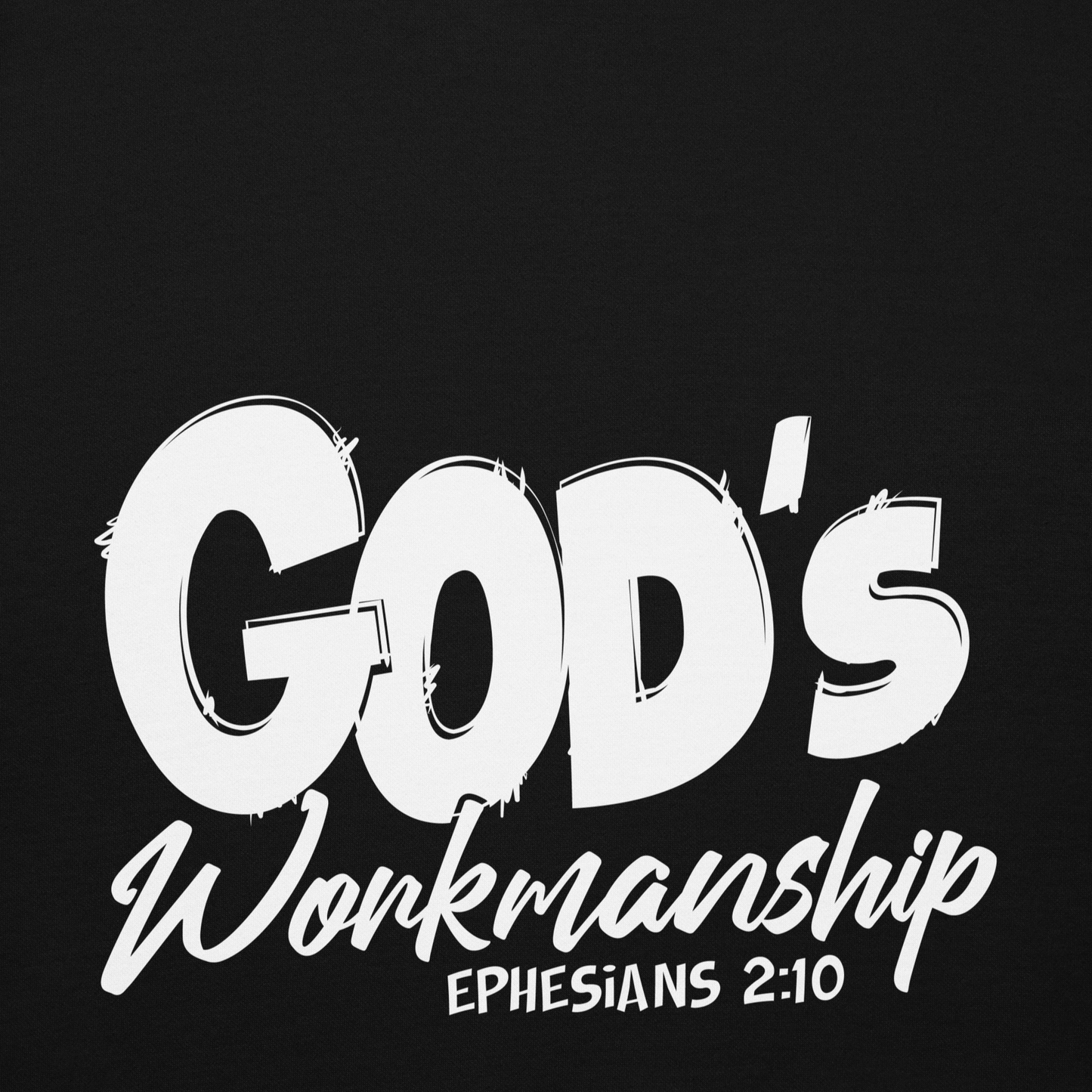 God's Workmanship Hoodie in Black