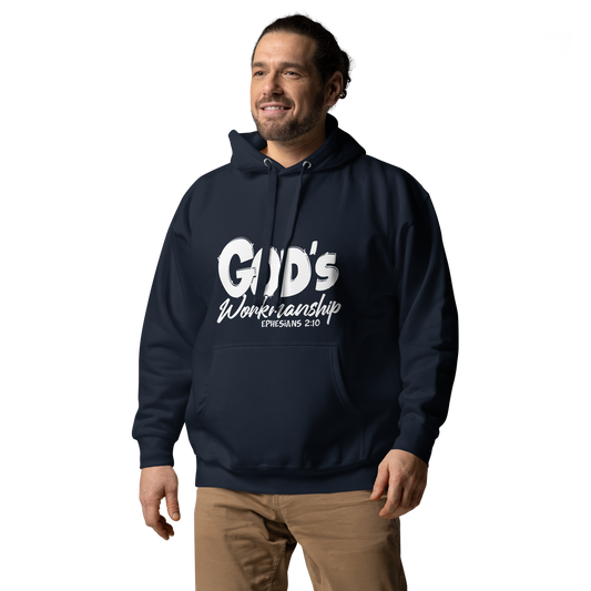 God's Workmanship Hoodie in Navy Blue